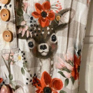 Holiday Deer LS Romper